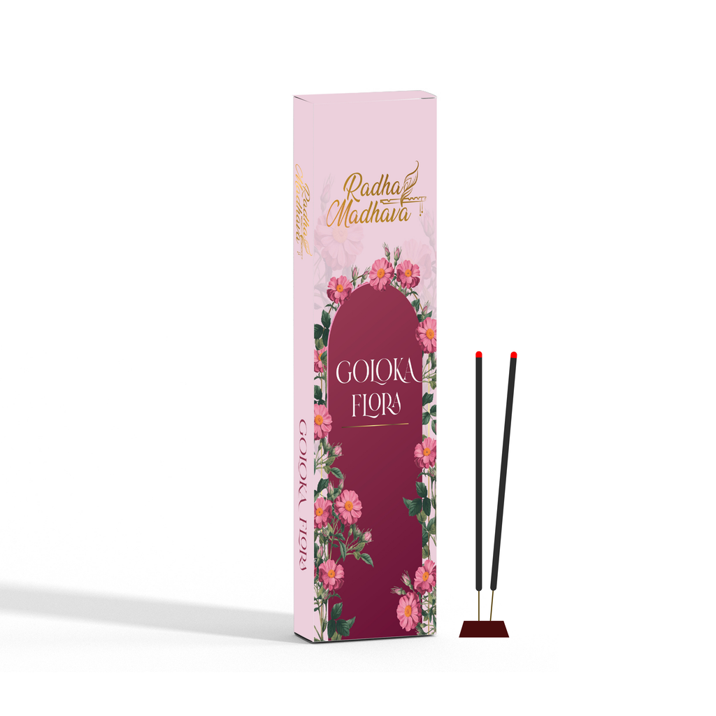English Srimad Bhagavatam Canto 1 Combo Pack with Goloka Flora Agarabatti – Spiritual Reading & Divine Fragrance Set