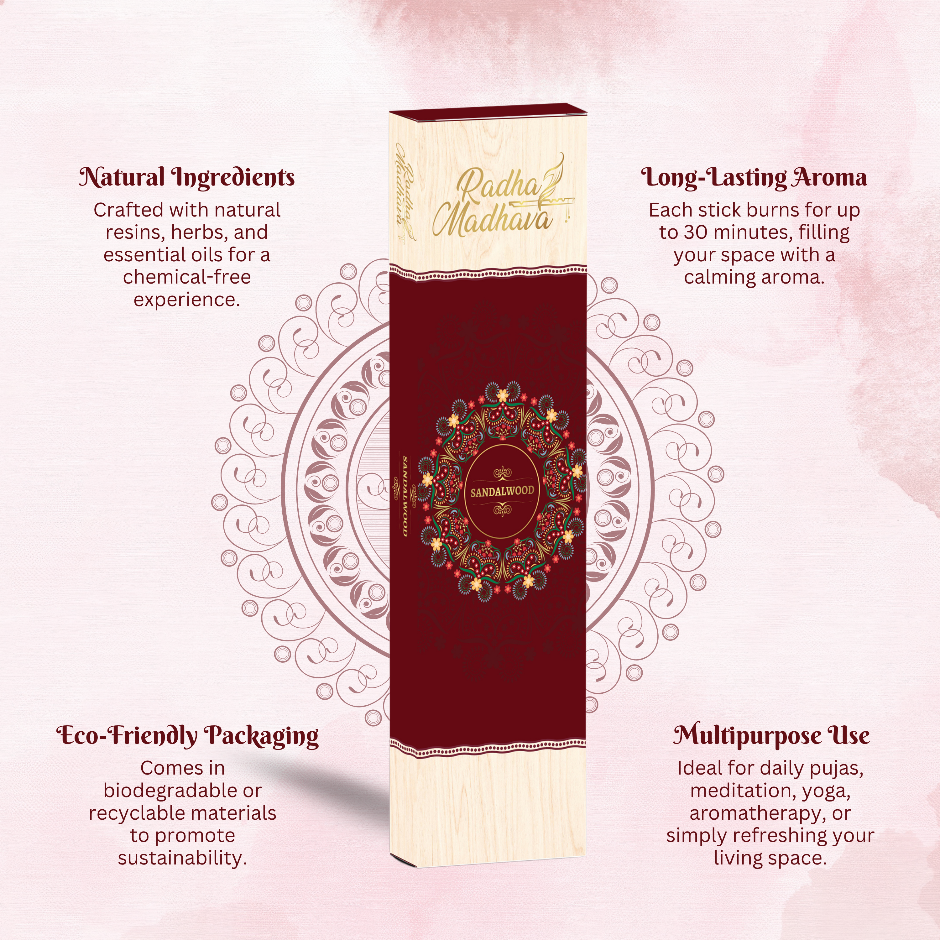 English Srimad Bhagavatam Canto 1 Combo Pack with Sandalwood Agarabatti – Spiritual Reading & Divine Fragrance Set