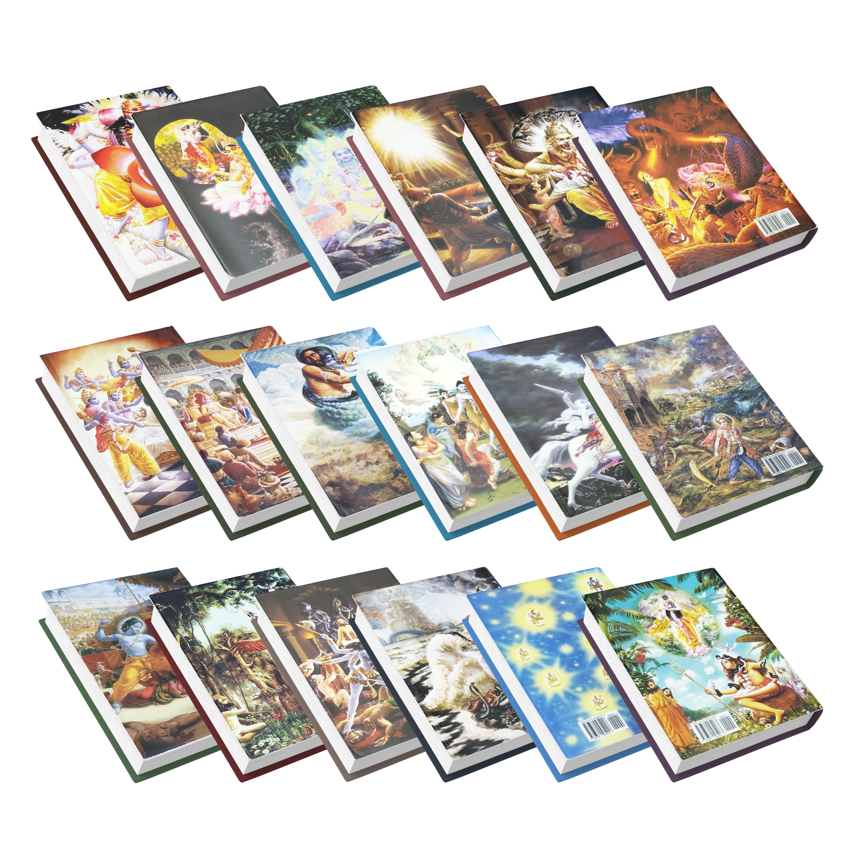 Telugu Srimad Bhagavatam Complete 12 Cantos 18 Volume Set – By Srila Prabhupada