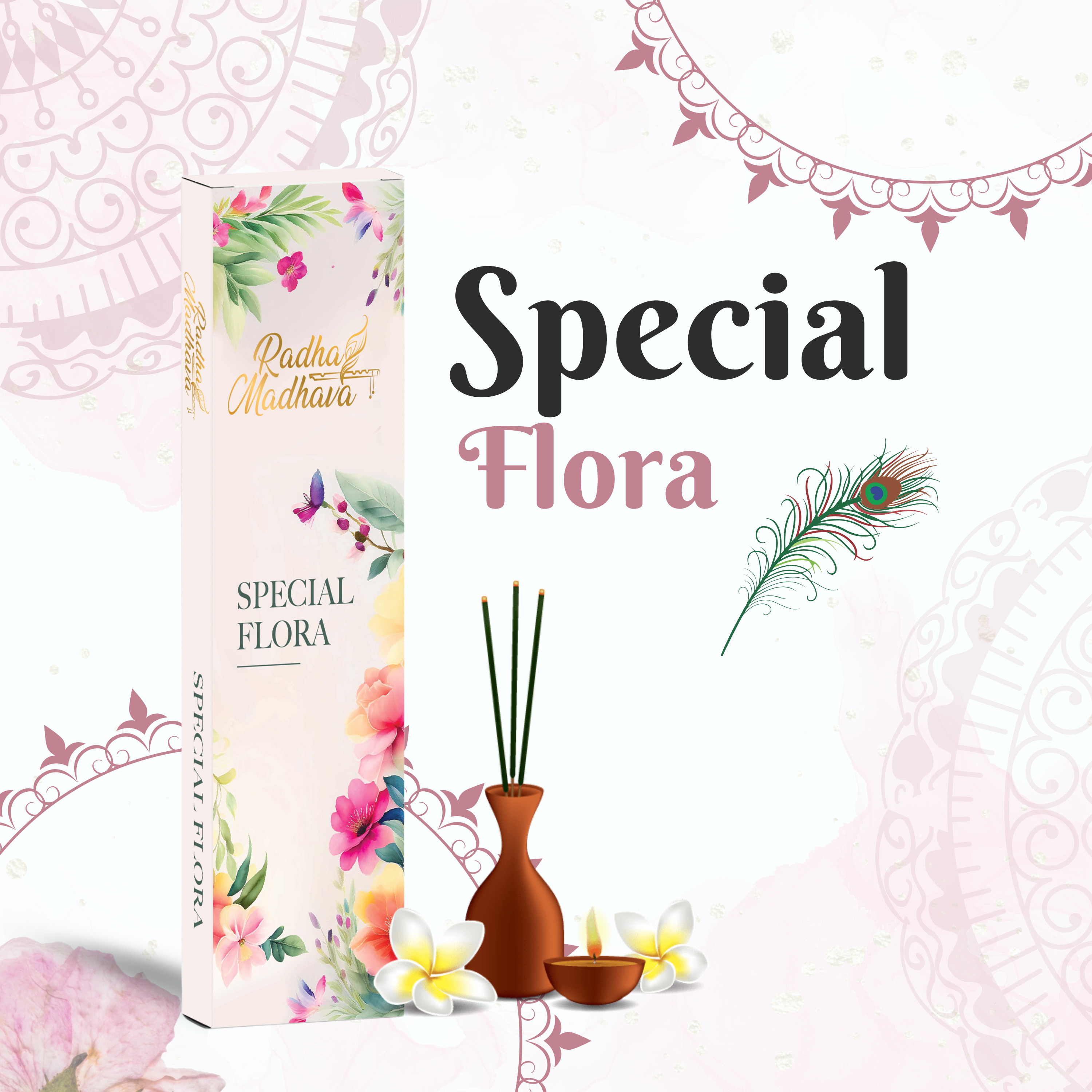 Special Flora Devotional Agarbatti 100 Gms for Home & Temple Worship