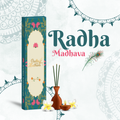 Radha Madhav Devotional Agarbatti 100 Gms for Home & Temple Worship