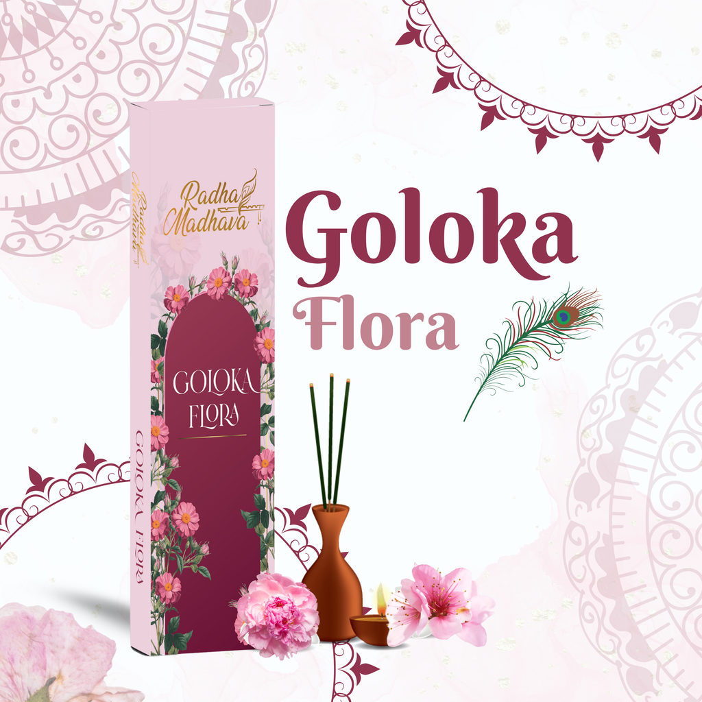 English Srimad Bhagavatam Canto 1 Combo Pack with Goloka Flora Agarabatti – Spiritual Reading & Divine Fragrance Set