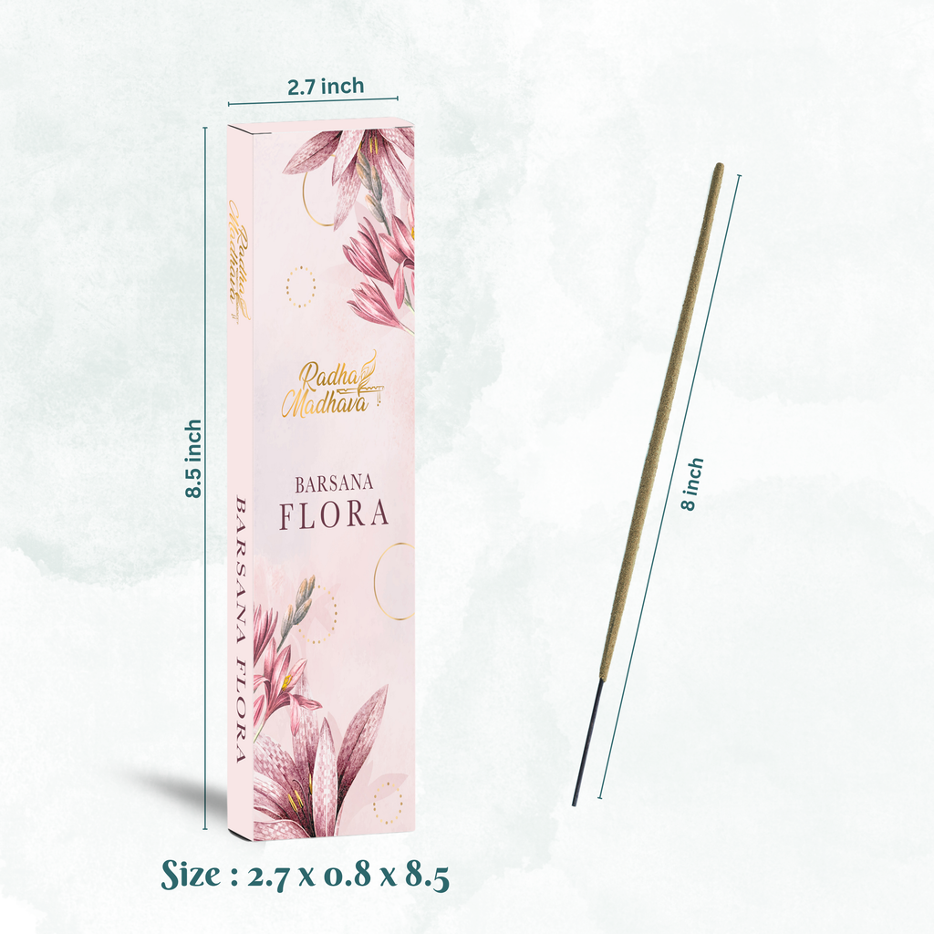English Srimad Bhagavatam Canto 1 with Barsana Flower Premium Agarabatti Combo
