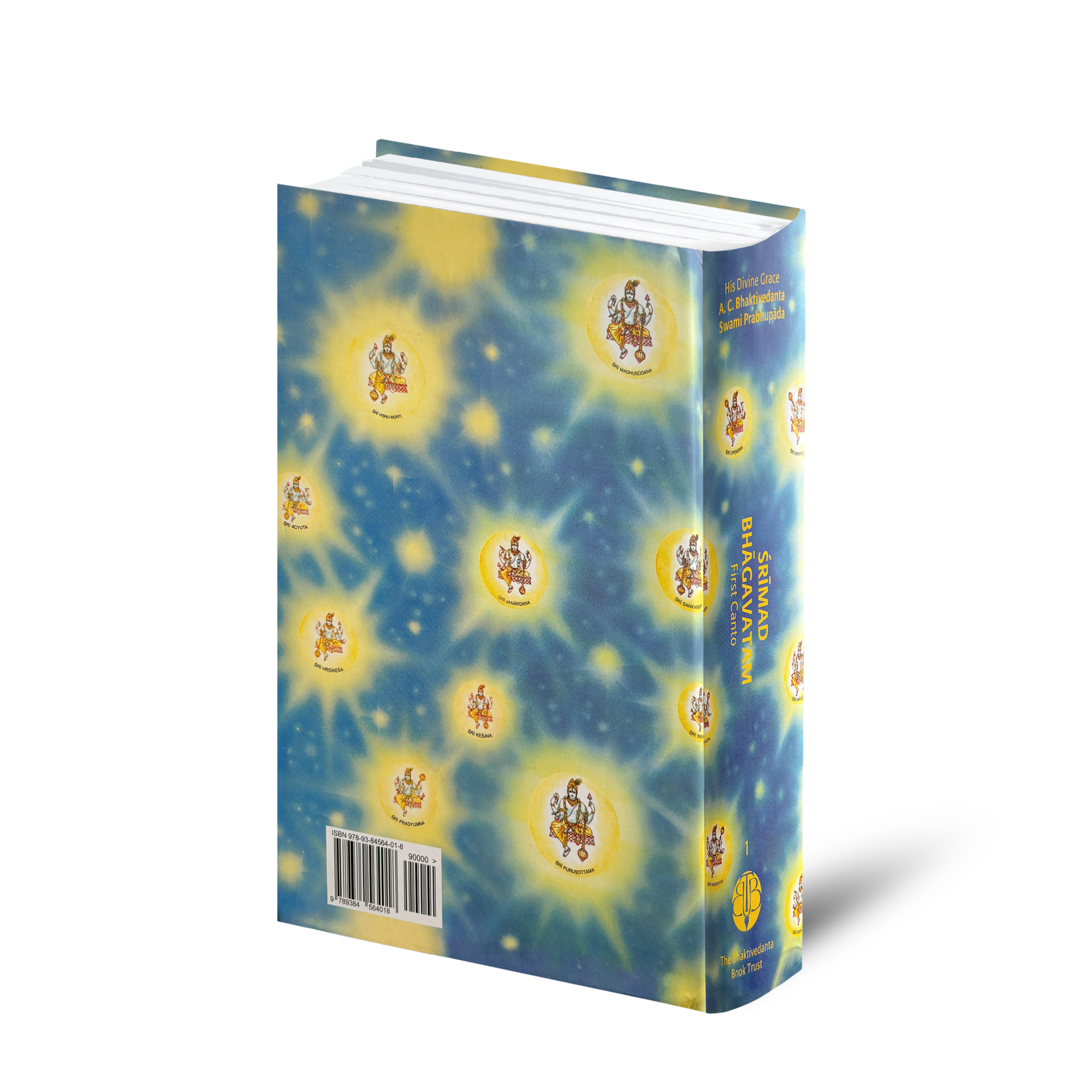 English Srimad Bhagavatam Canto 1 Combo Pack with Goloka Flora Agarabatti – Spiritual Reading & Divine Fragrance Set
