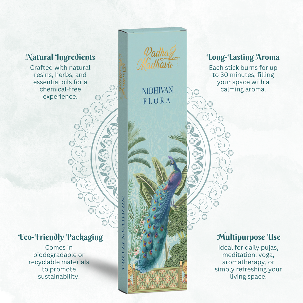 English Srimad Bhagavatam Canto 1 Combo Pack with Nidhivan Flora Premium Agarabatti – Spiritual Reading & Divine Fragrance Set