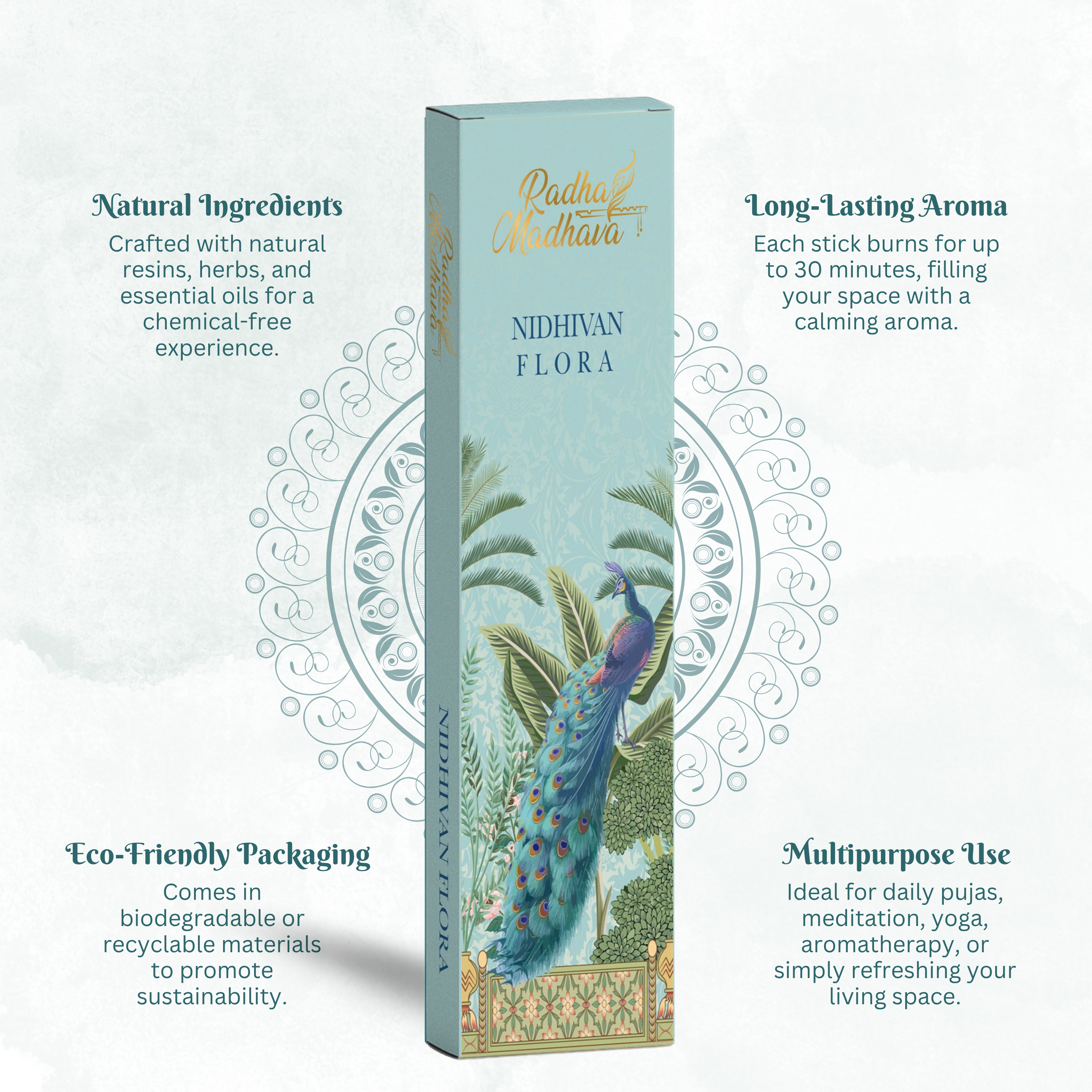 English Srimad Bhagavatam Canto 1 Combo Pack with Nidhivan Flora Premium Agarabatti – Spiritual Reading & Divine Fragrance Set