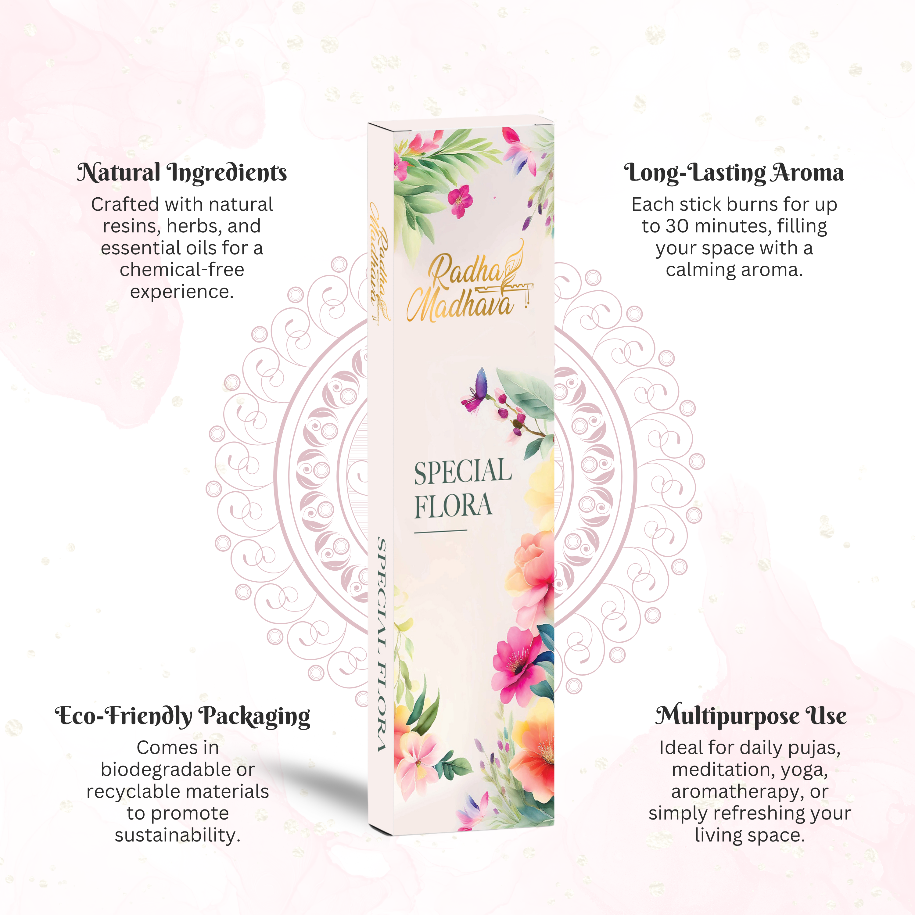 English Srimad Bhagavatam Canto 1 Combo Pack with Special Flora Agarabatti – Spiritual Reading & Divine Fragrance Set