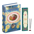 Telugu Srimad Bhagavatam Canto 1 Combo Pack with Radha Madhav Agarabatti – Spiritual Reading & Divine Fragrance Set