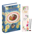 Telugu Srimad Bhagavatam Canto 1 Combo Pack with Special Flora Agarabatti – Spiritual Reading & Divine Fragrance Set