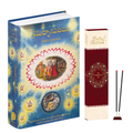 Telugu  Srimad Bhagavatam Canto 1 Combo Pack with Sandalwood Agarabatti – Spiritual Reading & Divine Fragrance Set